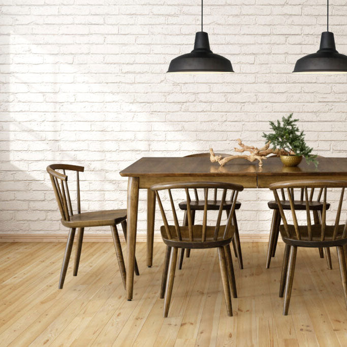 Amish Tussok Low Back Windsor Spindle Dining Chair