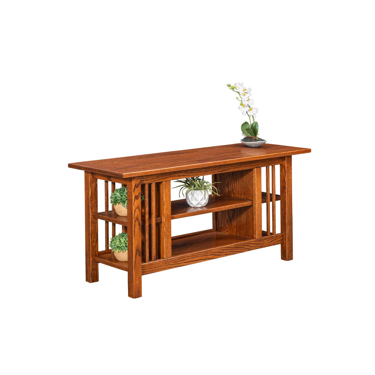 Centro de entretenimiento Amish Mission TV para televisor de 55"