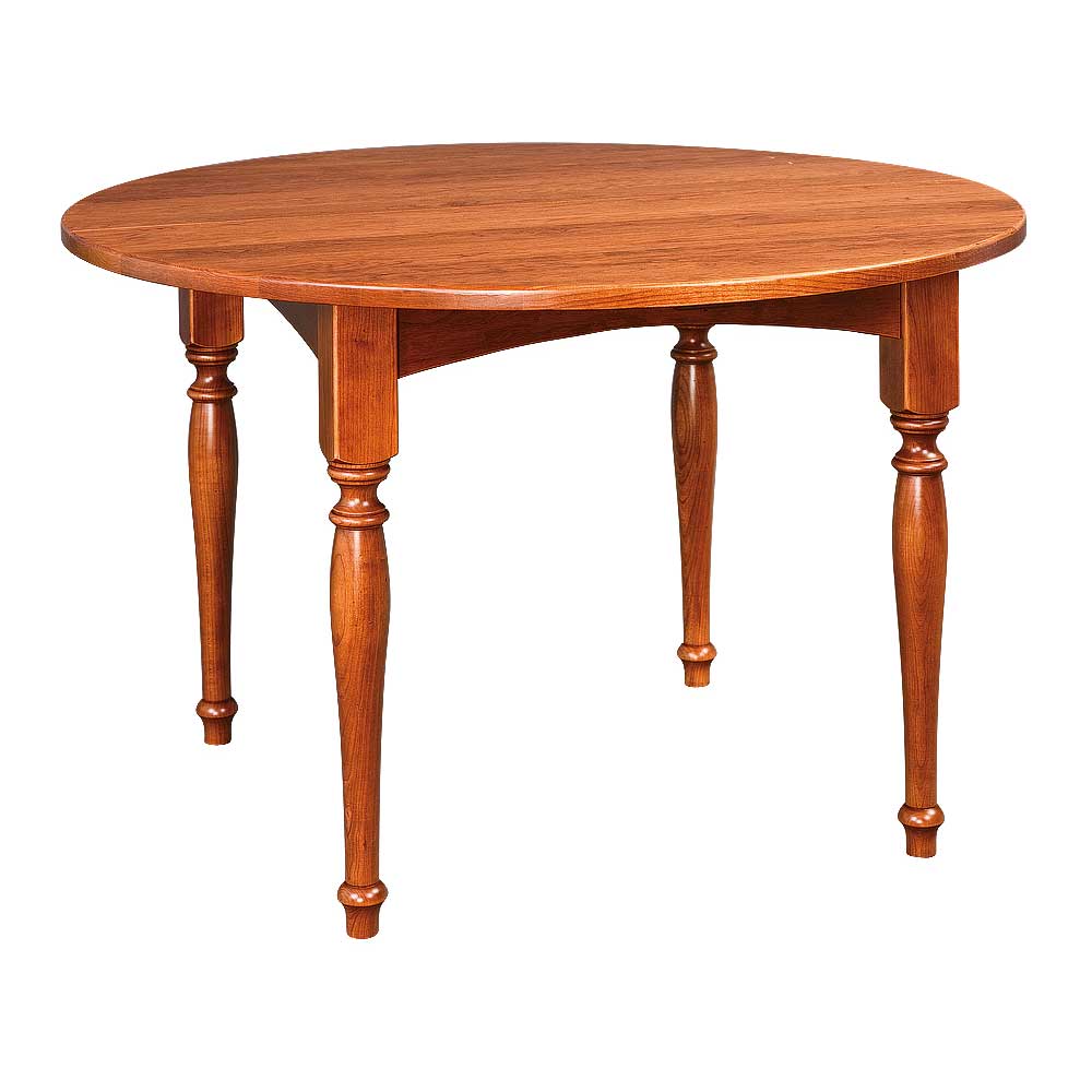 Amish Round Leg Dining Table