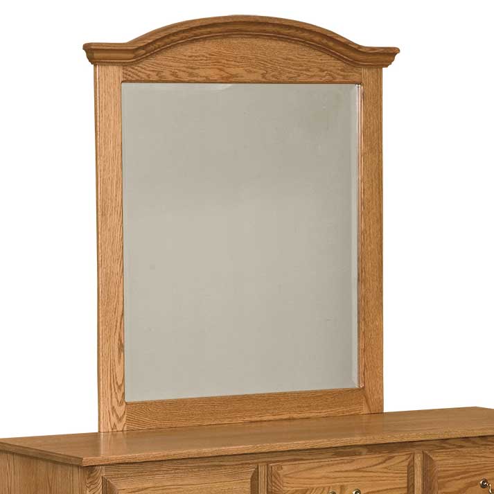 Amish Eden Curved Dresser Mirror