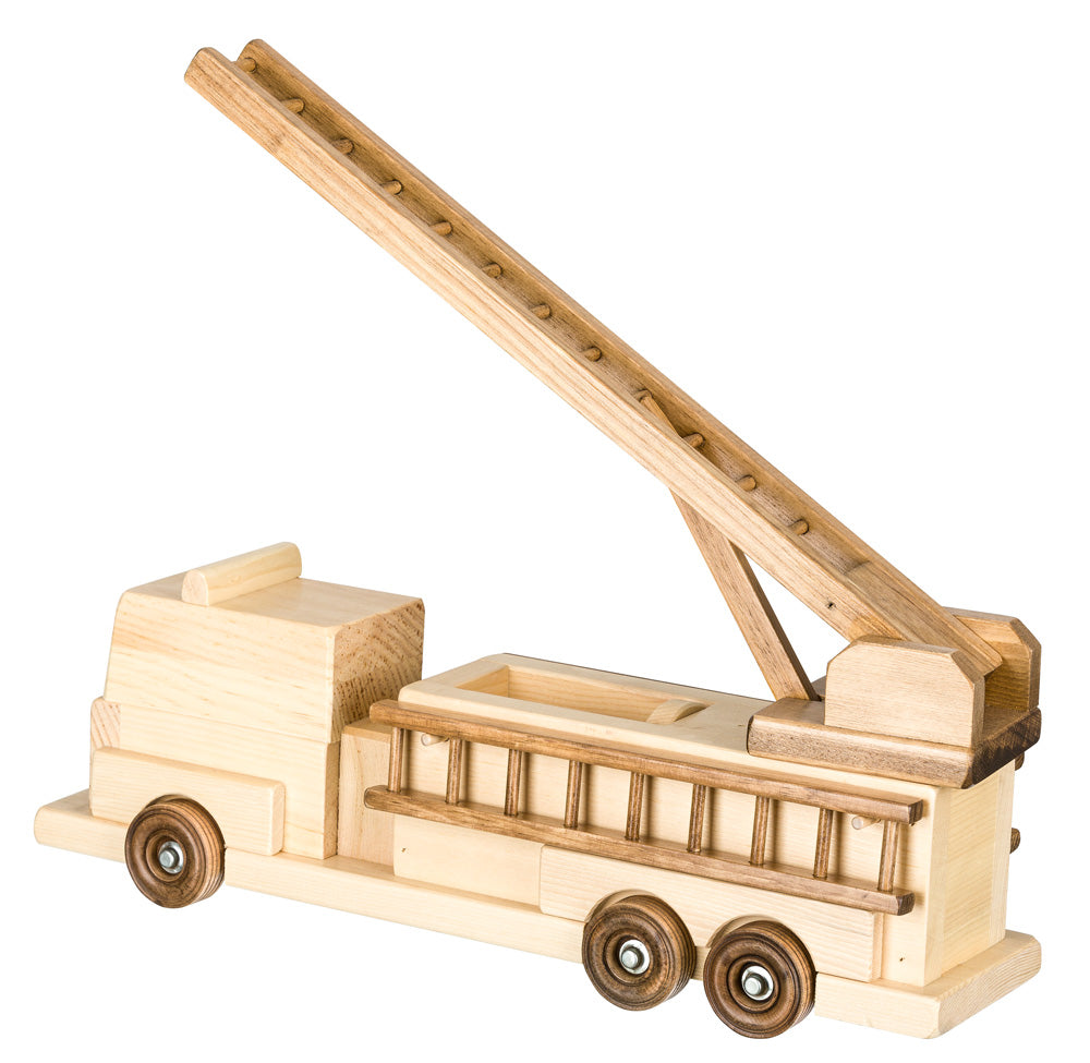 Amish Large Wooden Firetruck Toy