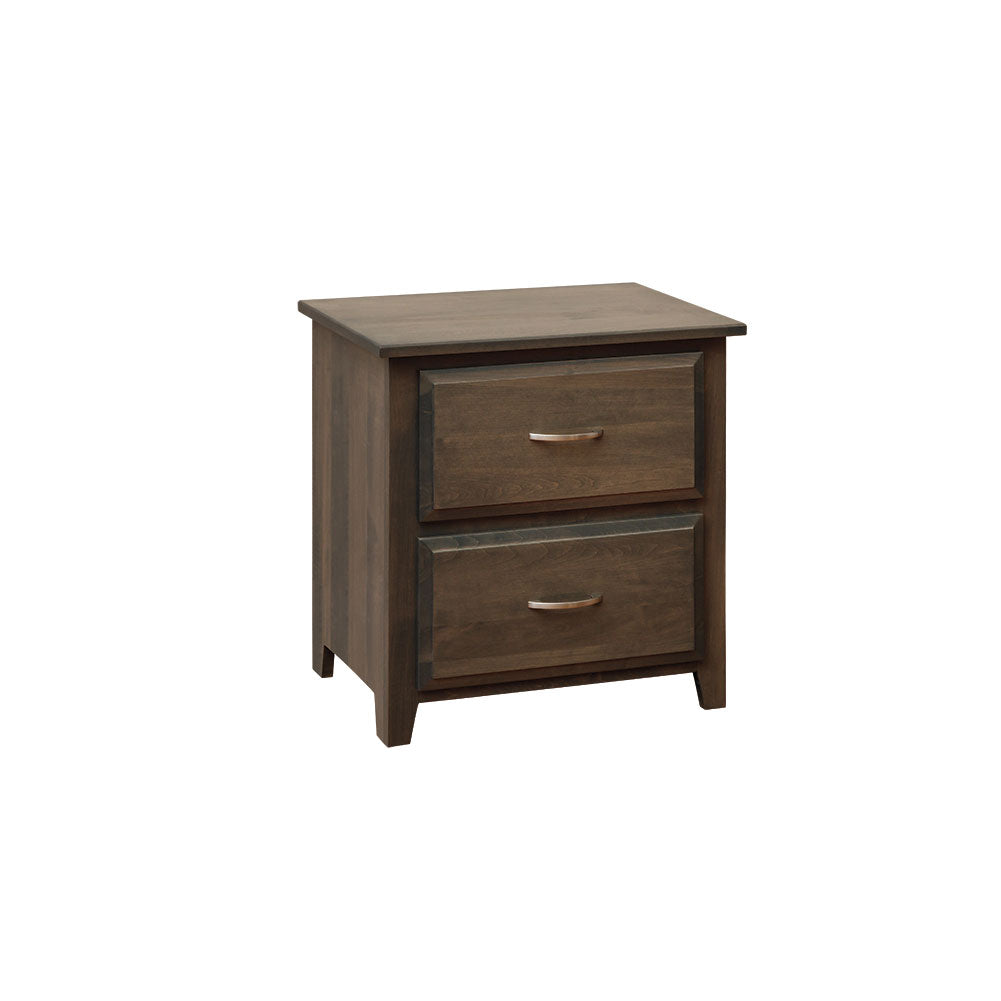 Amish Hartford 2-Drawer Nightstand
