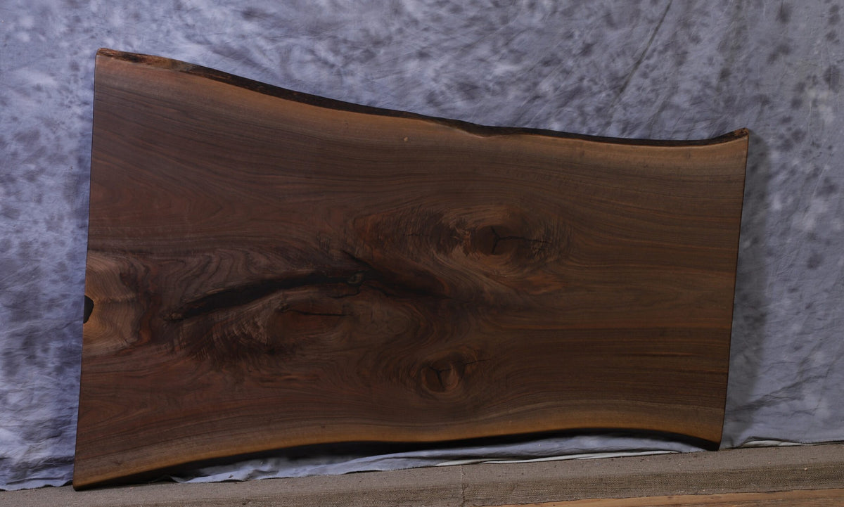 Amish Ash Epoxy 38" - 41" de ancho x 45" de largo x 2 ¾" de espesor Losa Live Edge