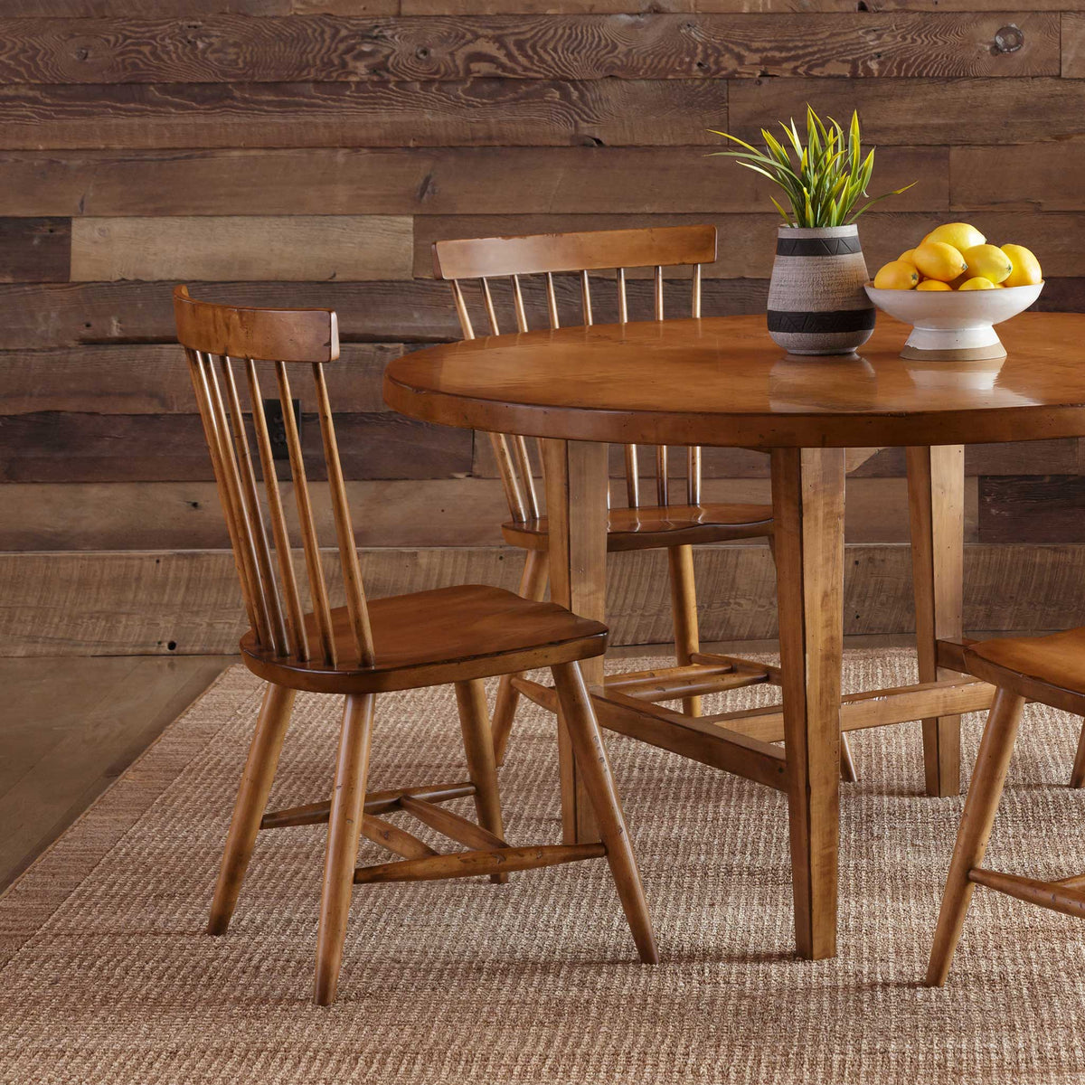 Amish Cordona Solid Wood Windsor Dining Chair