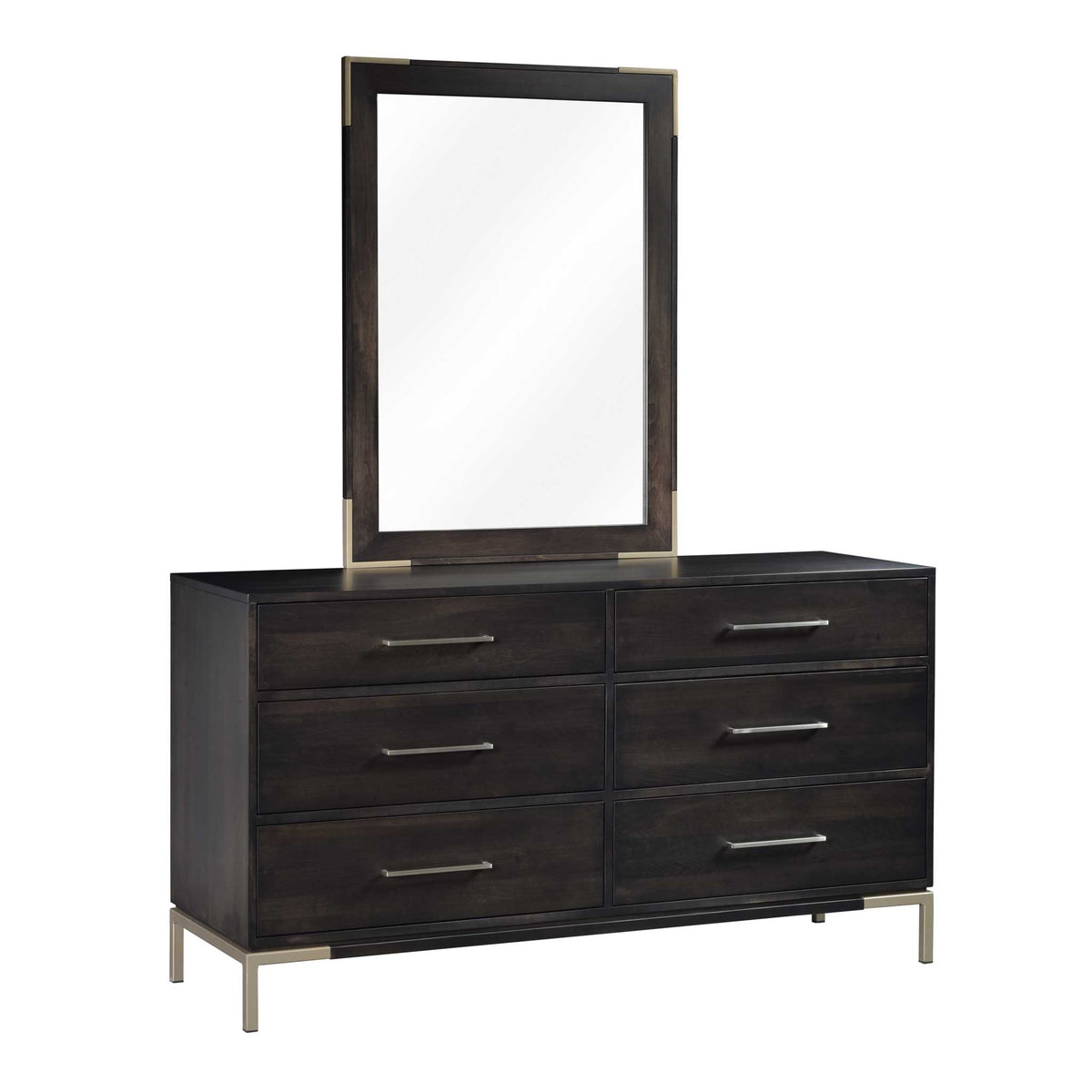 Amish Tribeca Modern Bedroom Dresser - Quick Ship