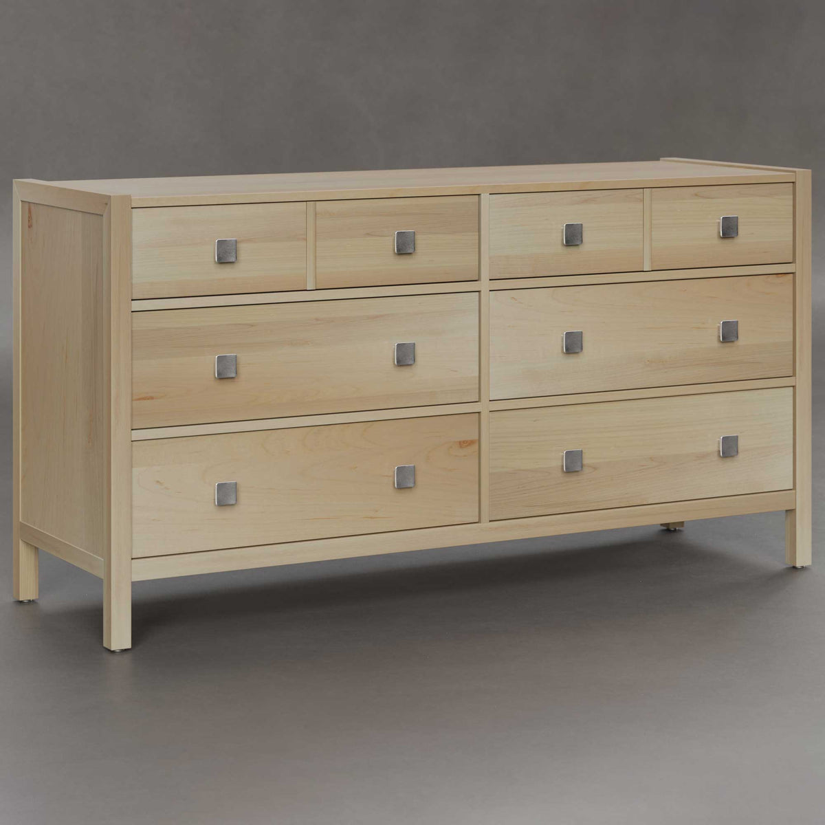 Cómoda Amish Modern Stowe de 6 cajones - Envío rápido