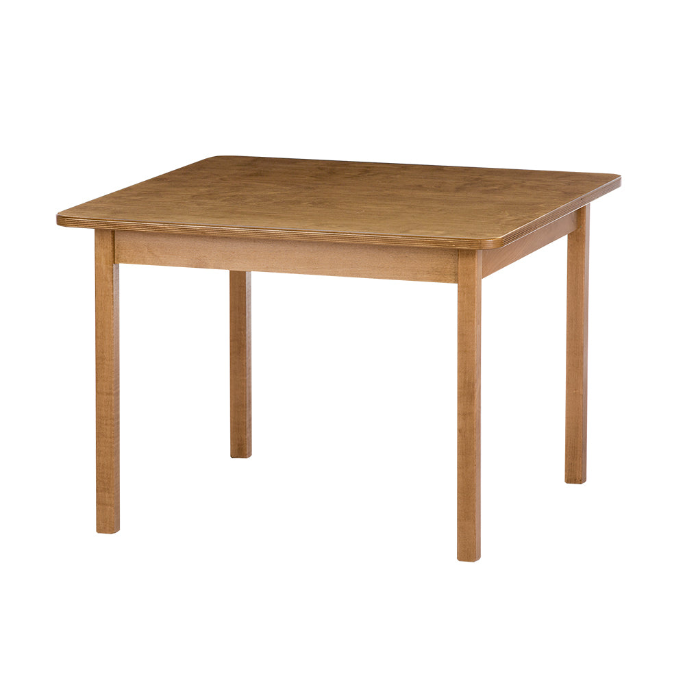 Juego de mesa y banco para niños Amish Square de 30"