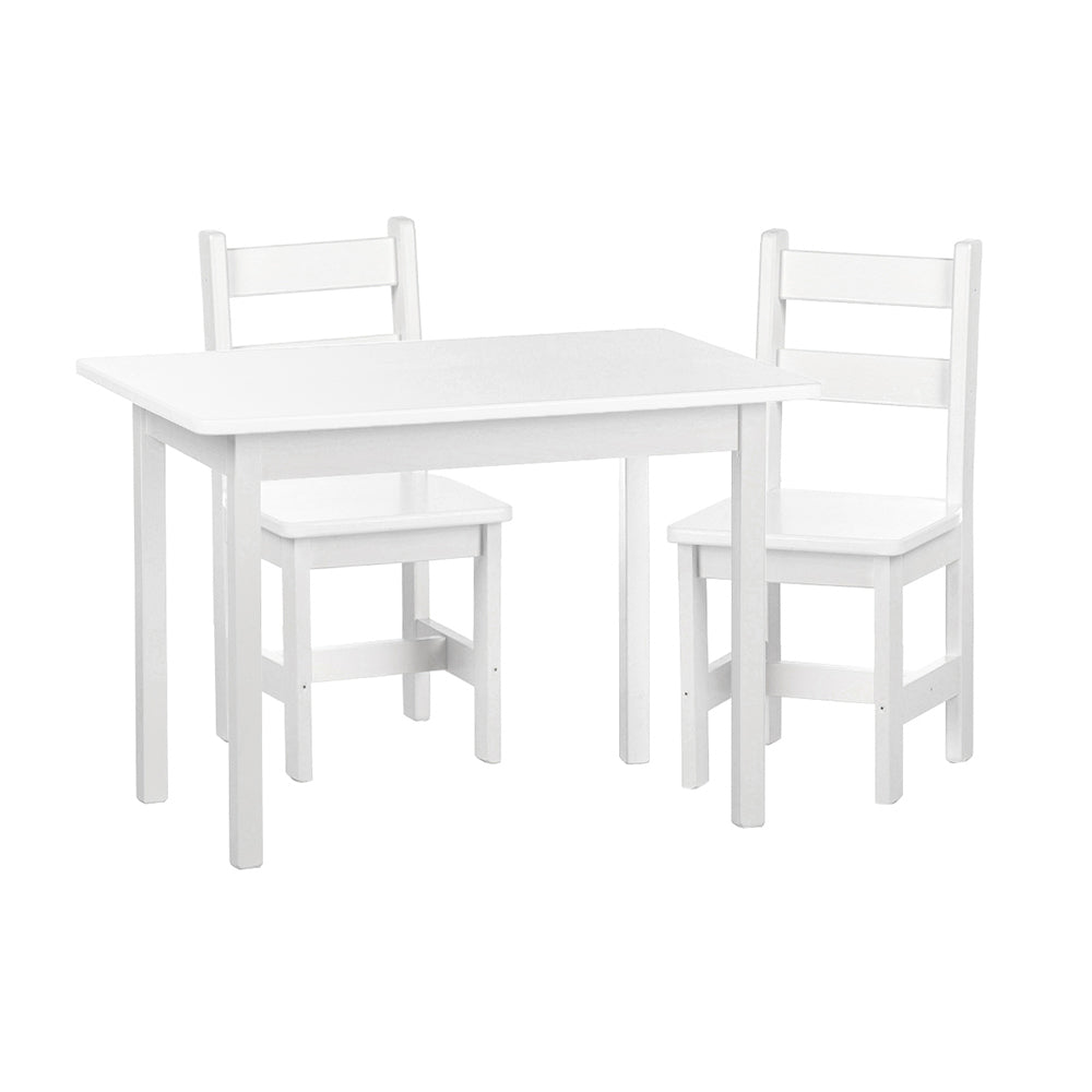 Amish Rectangle Kid's Table Set with 2 Chairs