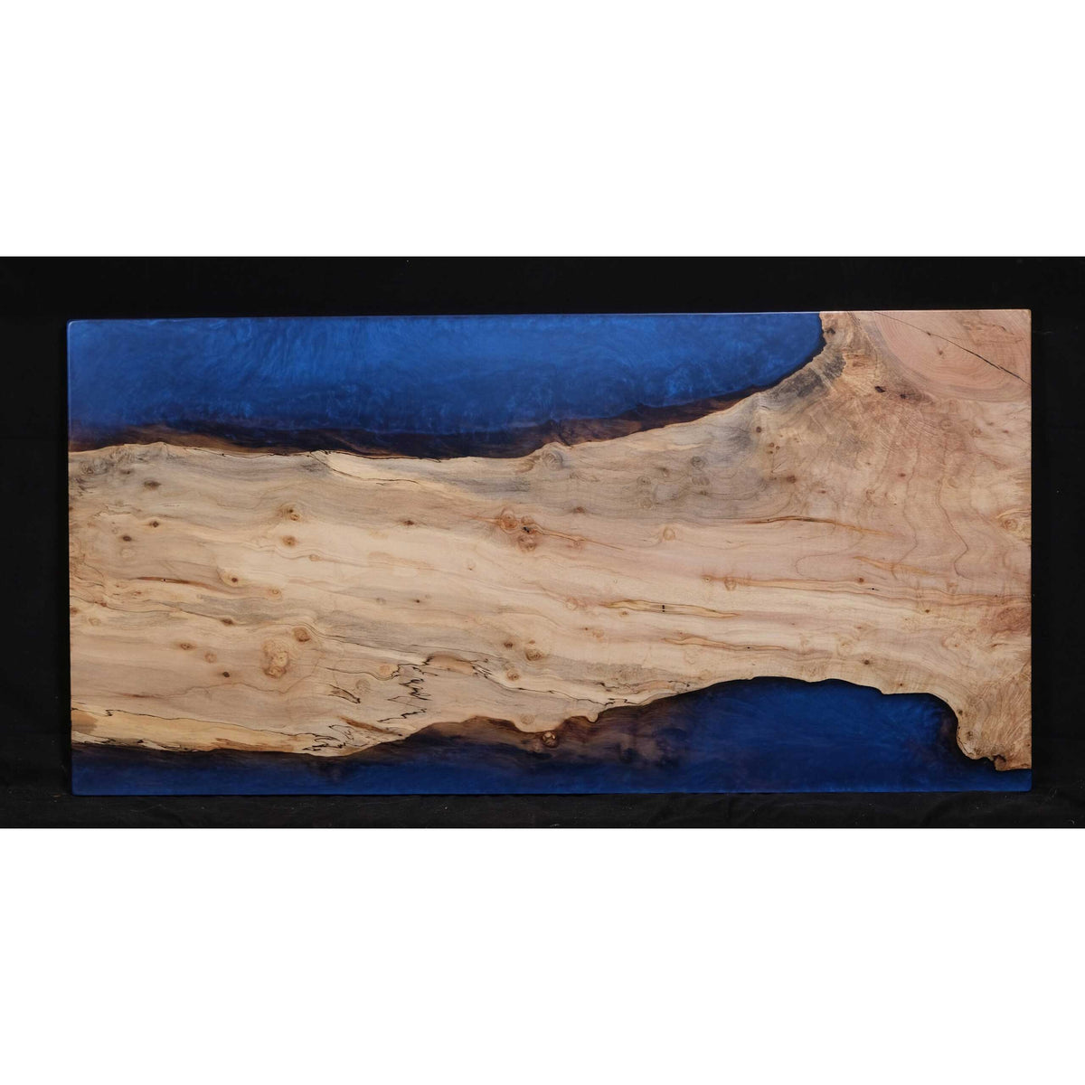 Amish Maple 24" wide x 48" long x 1 ½" thick" thick Retangular Live Edge Coffee Table Slab