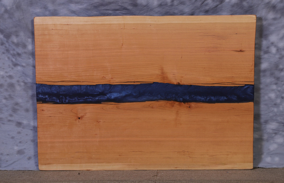 Live Edge Slab cherry river 28" wide x 38" long x 2" thick for Rectangular Coffee Table