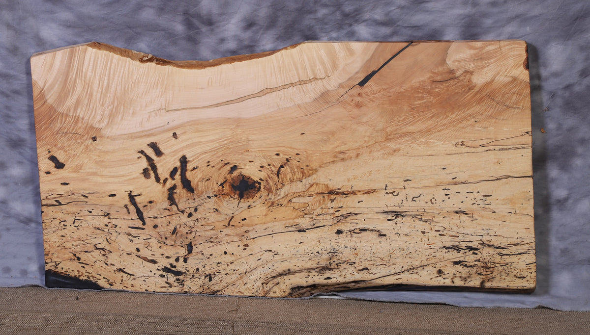 Live Edge Slab maple 20" - 21" wide x 42" long x 2" thick for Rectangular Coffee Table