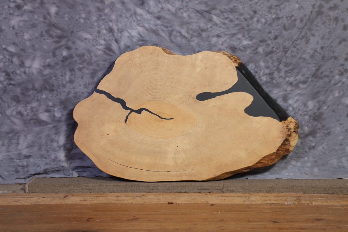 Live Edge Slab gingko 39" wide x 58" long x 2 ½" thick for Round Coffee Table