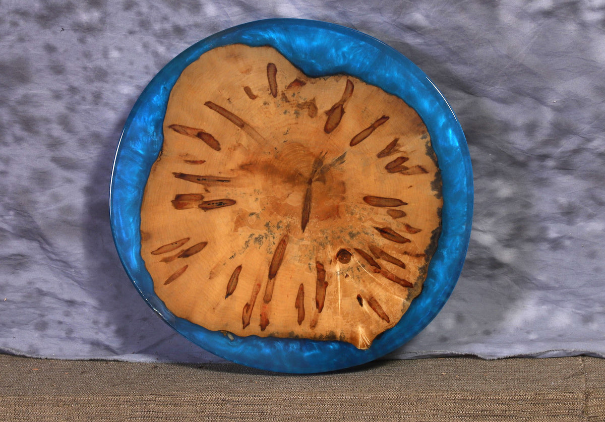 Live Edge Slab box elder 22" x 2 ½" thick for Round Coffee Table