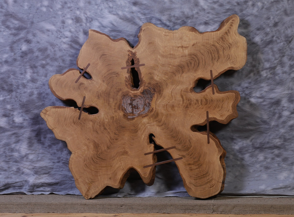 Live Edge Slab willow 44" X 58" x 2 ½" thick for Round Coffee Table