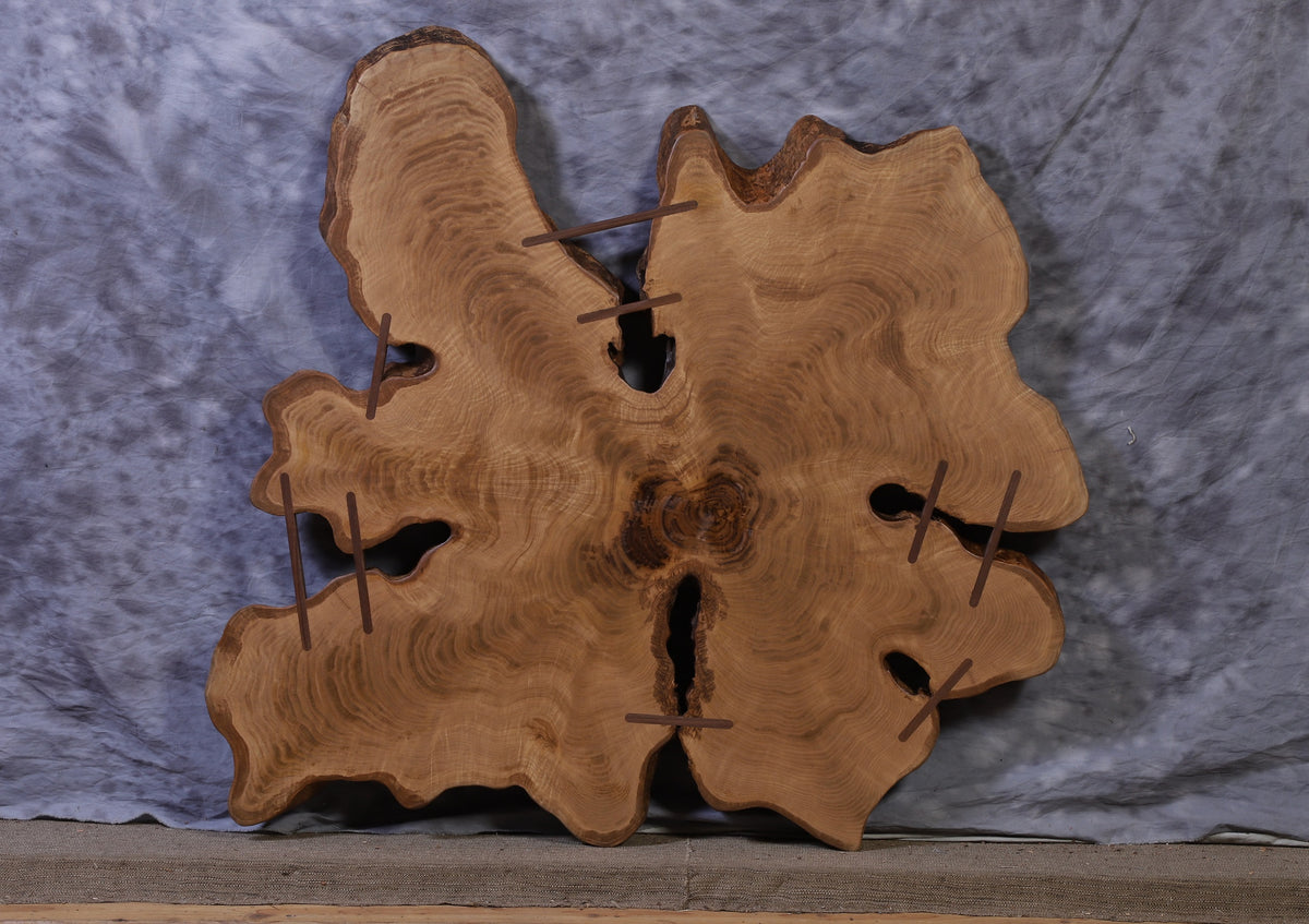 Live Edge Slab willow 45" x 50" x 2 ½" thick for Round Coffee Table