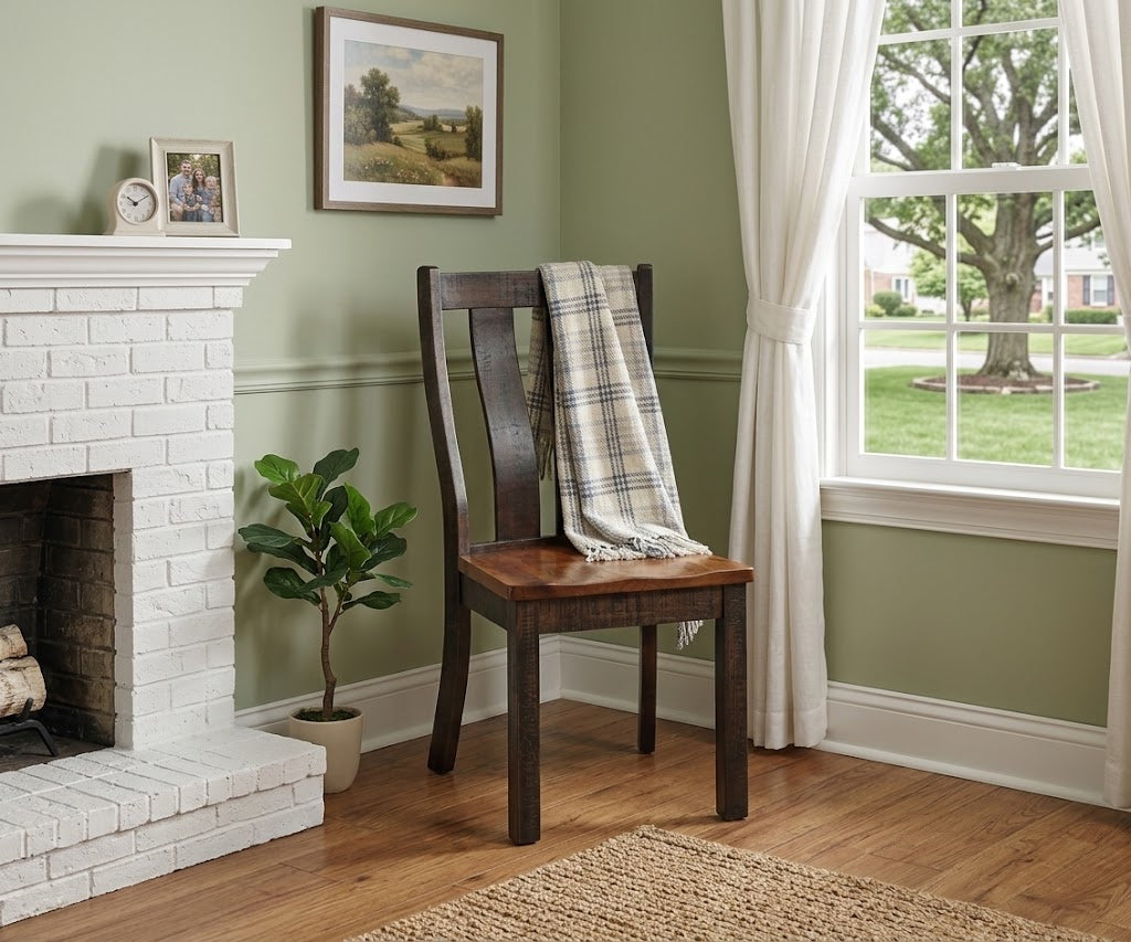 Amish Dover Reclaimed Wood Dining Chair