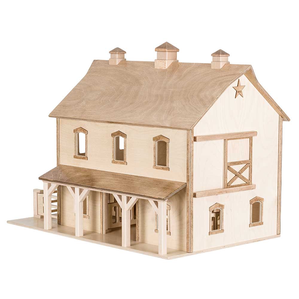 Amish Wooden PA Barn Replica Toy