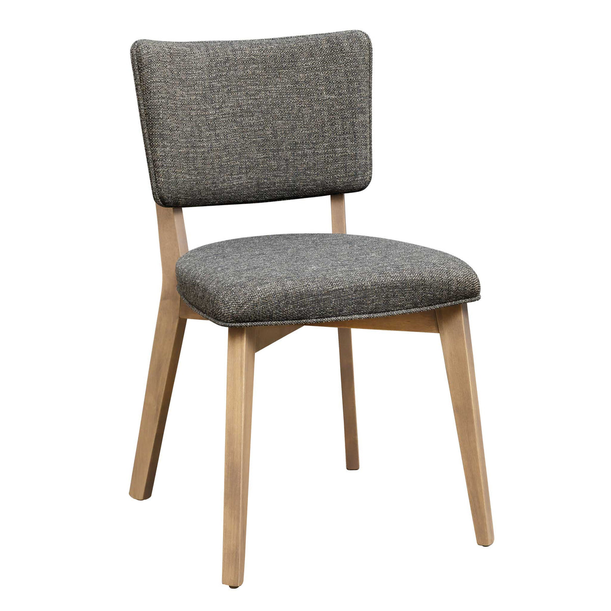 Amish 48" Norway Expandable Hard Maple Round Table with 4 Cushion Chairs