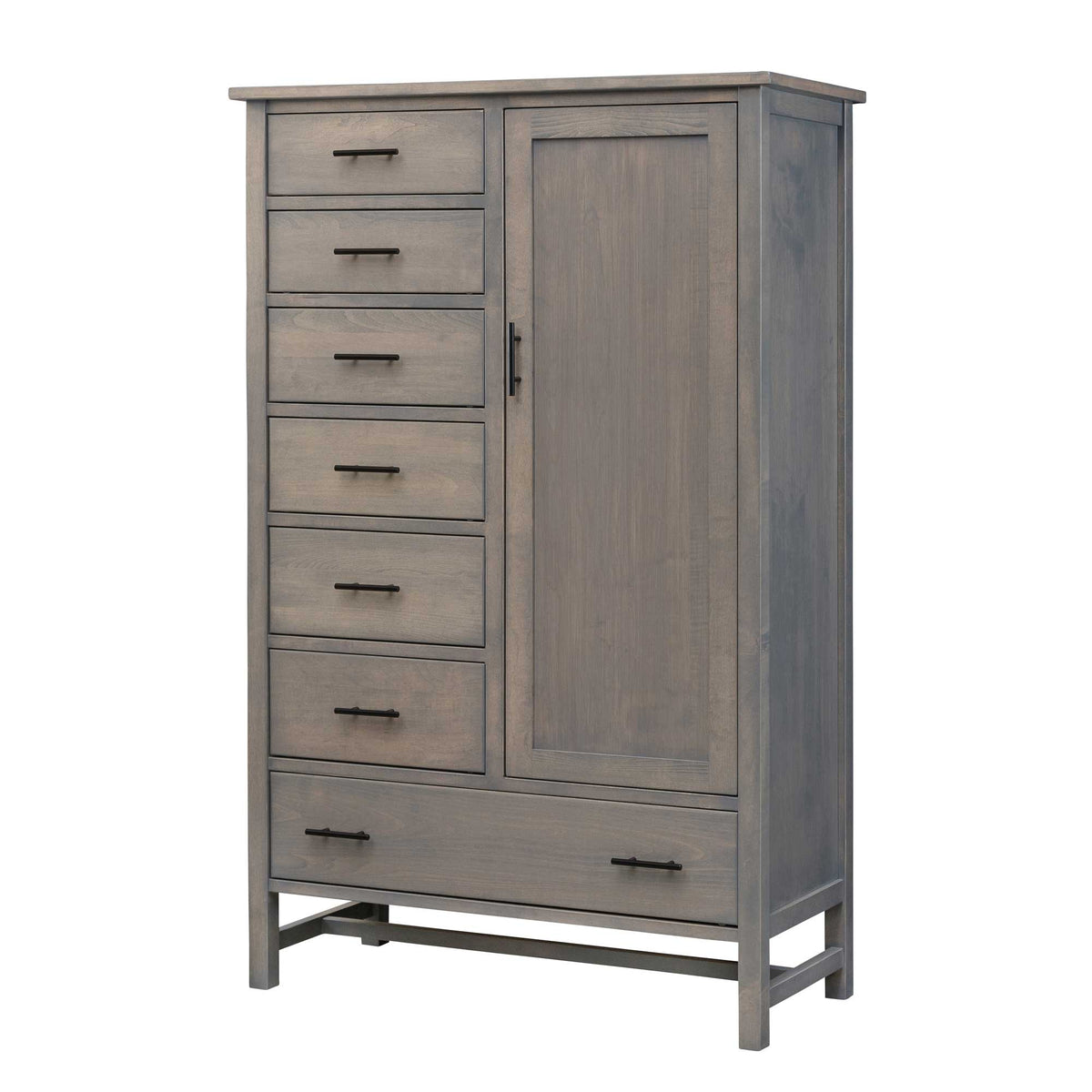 Cómoda con cajones y puertas cuadradas Amish Logan