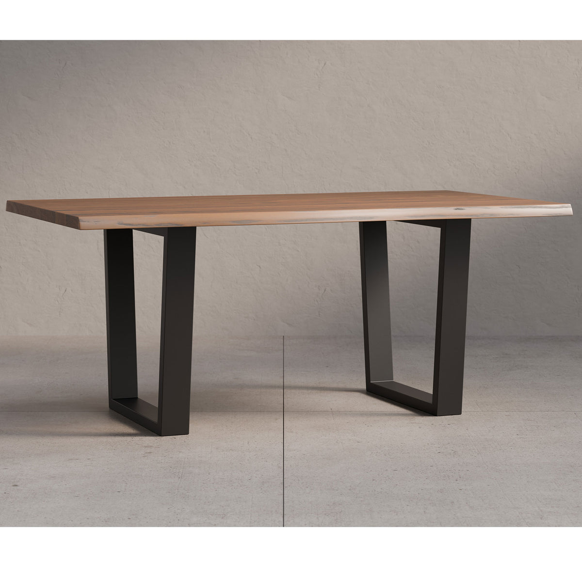 Mesa de caballete de comedor con borde vivo Amish Quebec de 42 "x 84" - Envío rápido