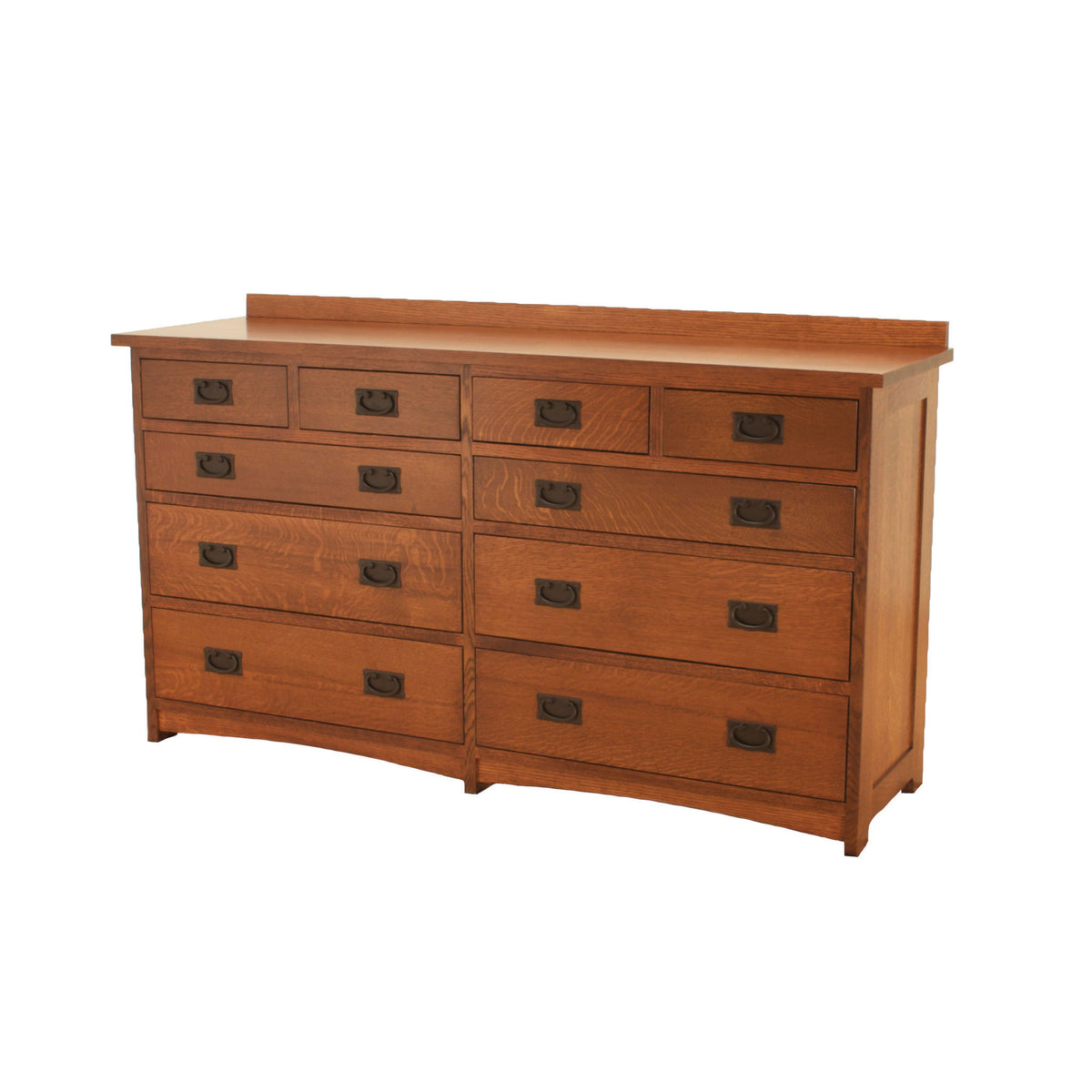 Amish Solid Wood Spanish Mission Dresser 35"