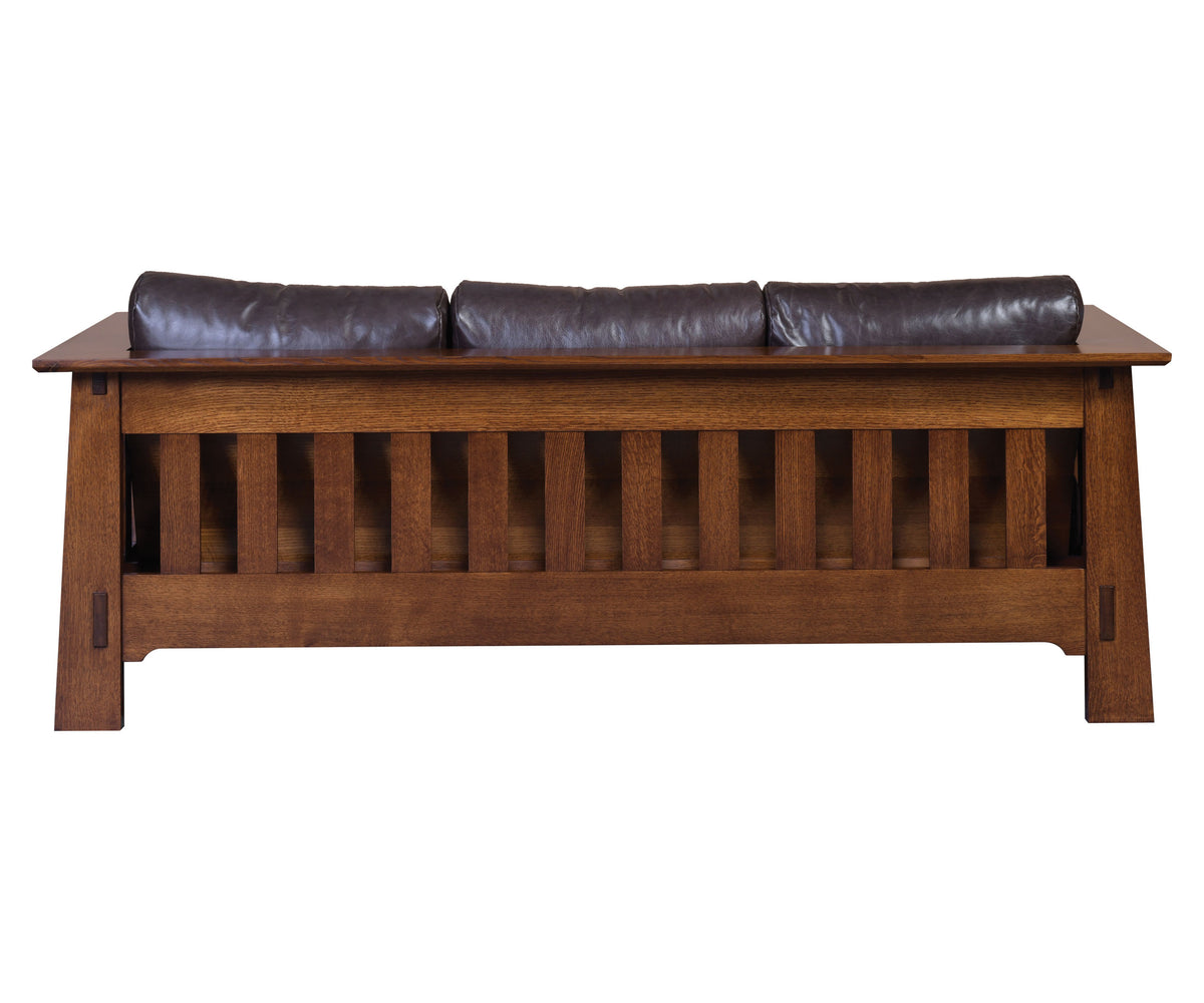 Amish Solid Wood Van Nuys Morris Sofa