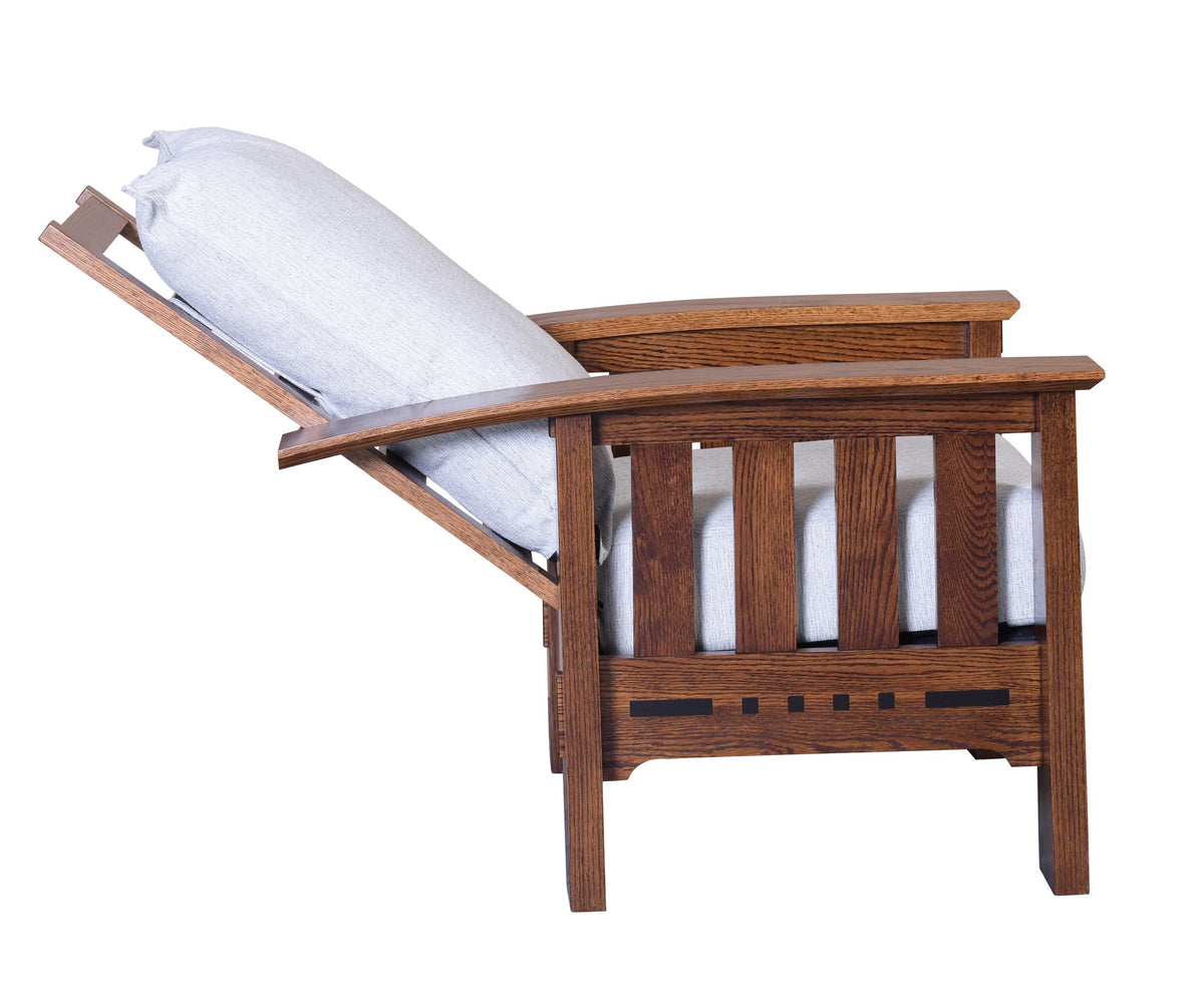 Amish Solid Wood Van Nuys Morris Chair