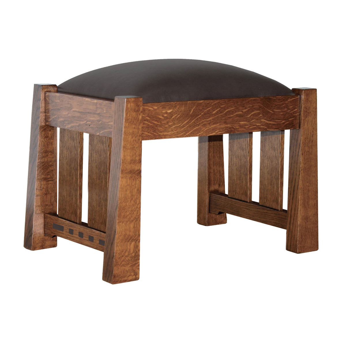 Amish Solid Wood Van Nuys Ottoman