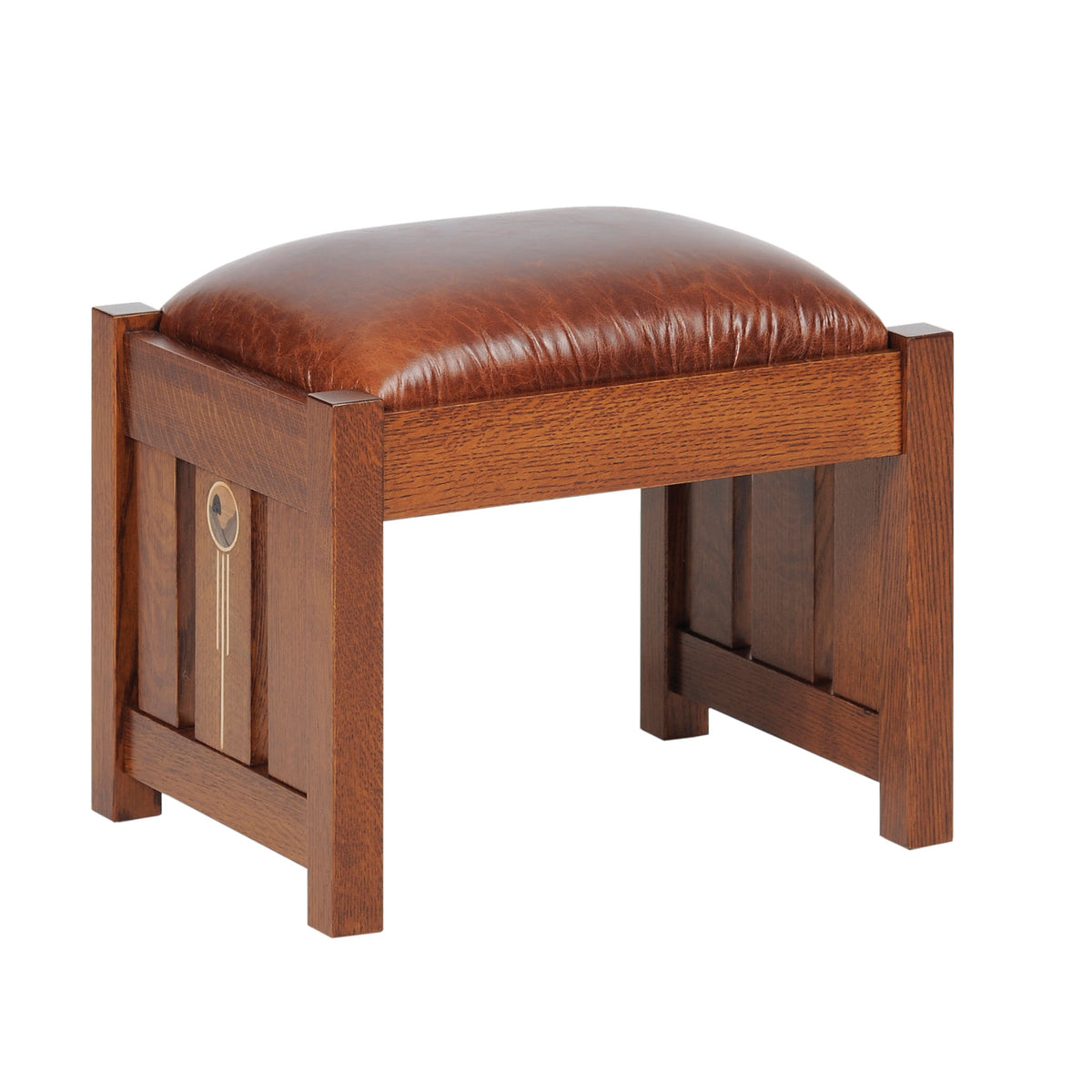 Amish Solid Wood Artesano Ottoman