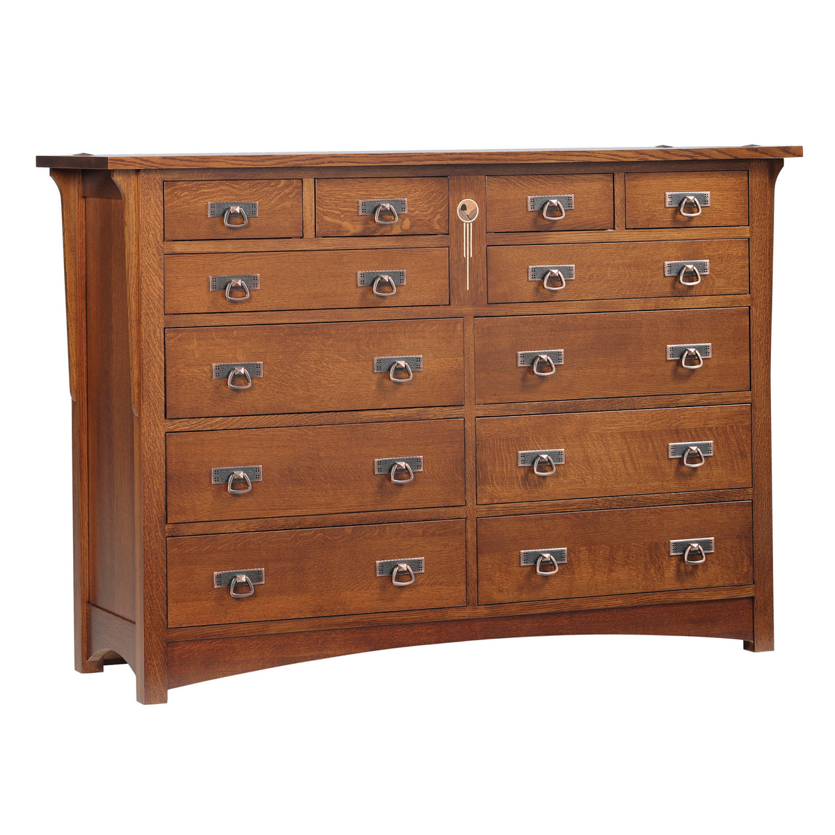 Amish Solid Wood Artesano 12-Drawer Dresser