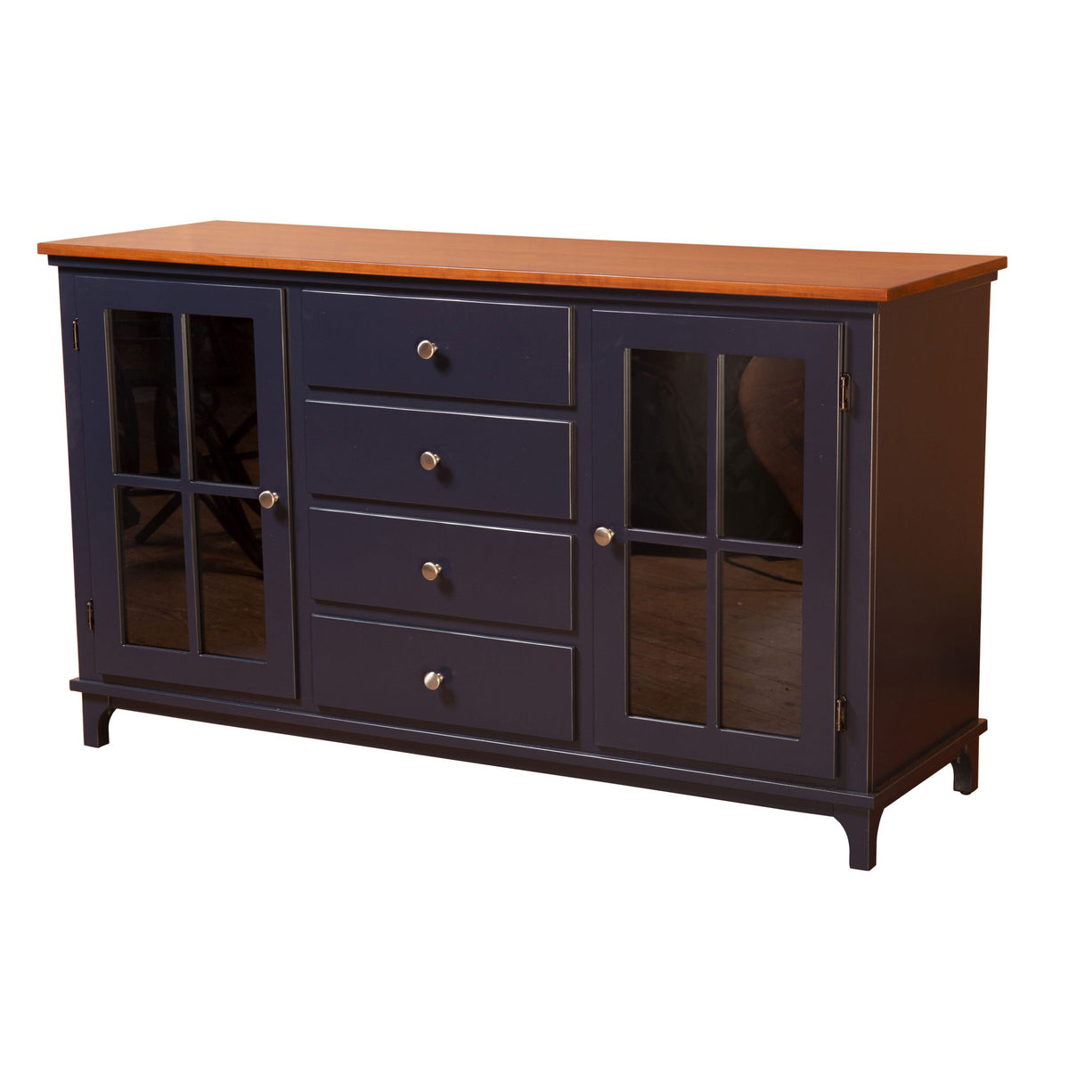 Amish Estates 2 Door 4 Drawer Storage Credenza