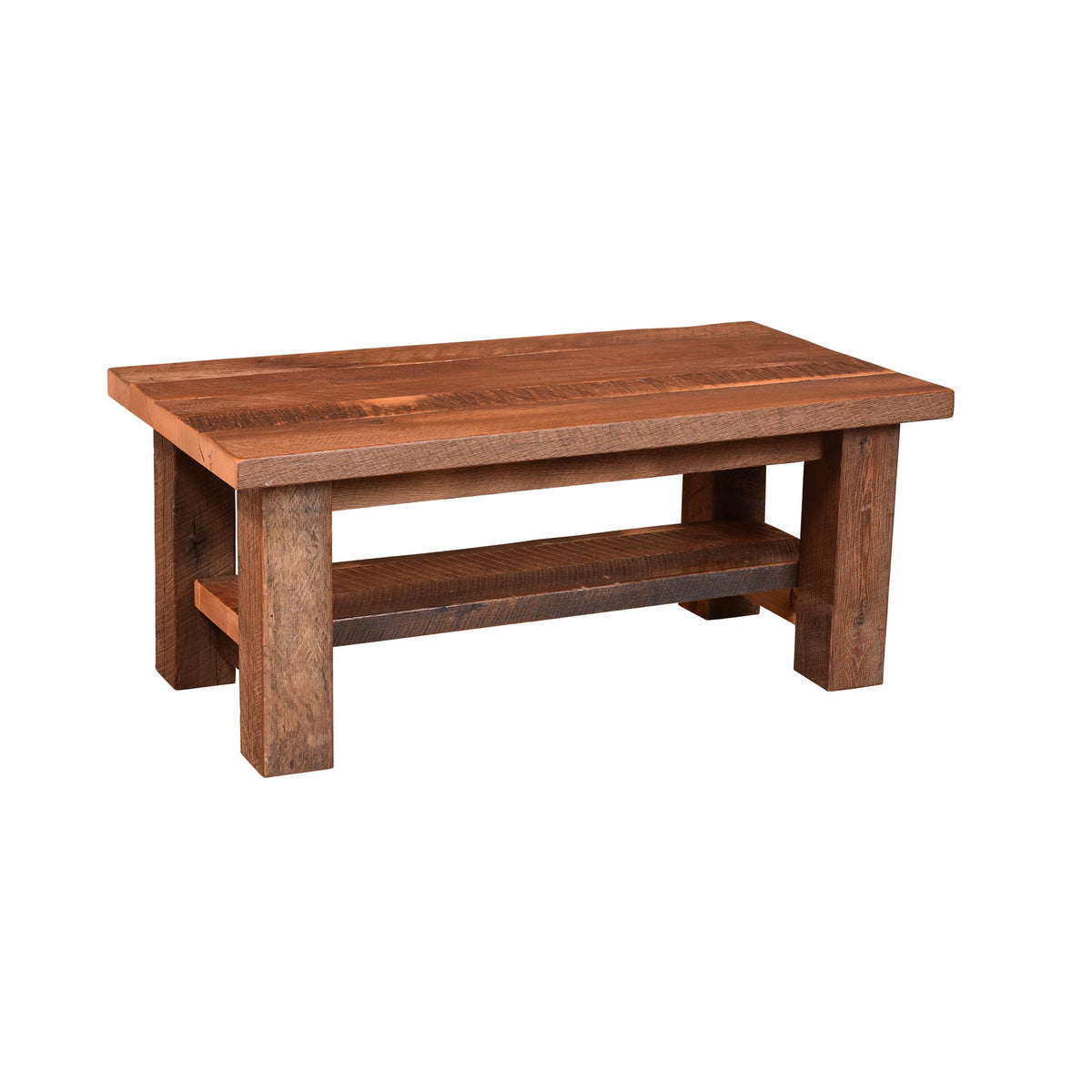 Amish Malone Rustic Barnwood 4pc Occasional Set