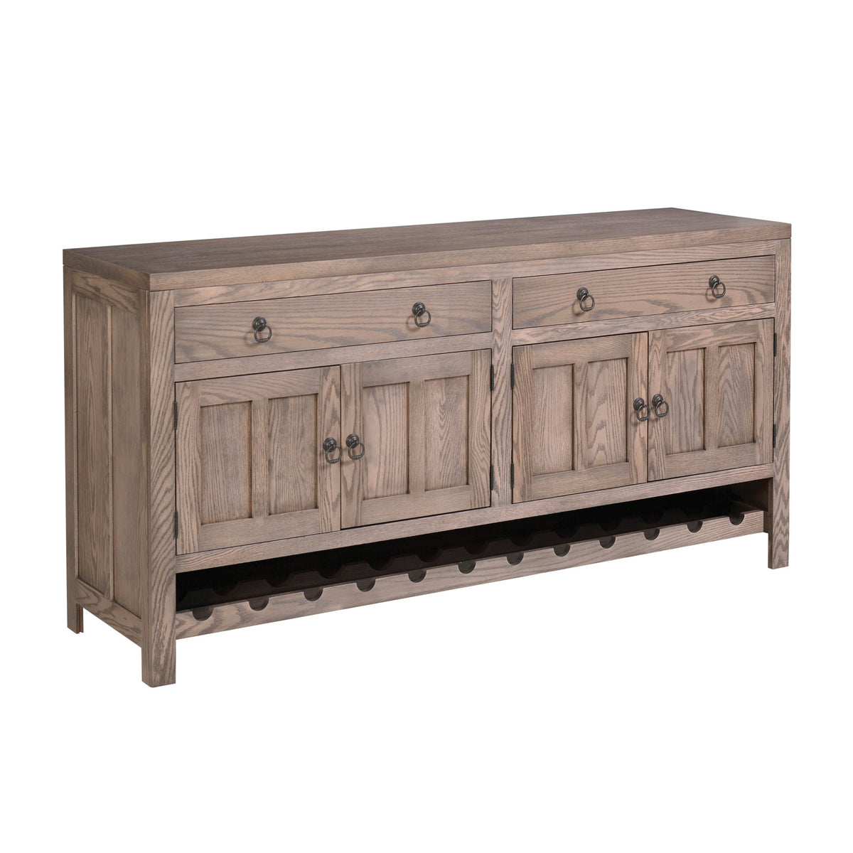 Amish Harvest Star Wine Bottle Storage Dining Sideboard