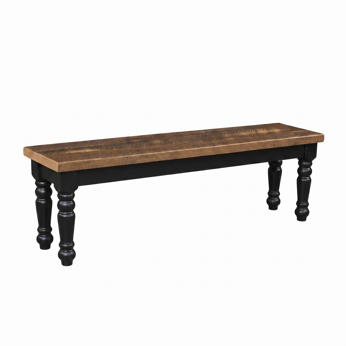 Amish Beacon Rustic Barnwood Dining Bench