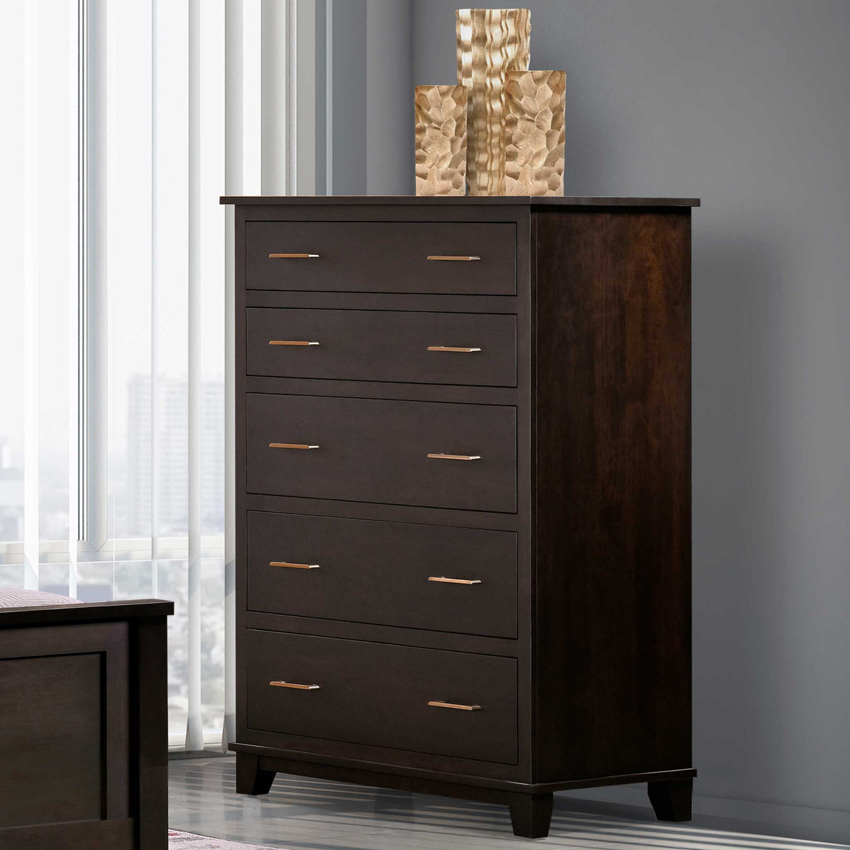 Amish Dundry 5-Piece Solid Maple Bedroom Set — Quick Ship