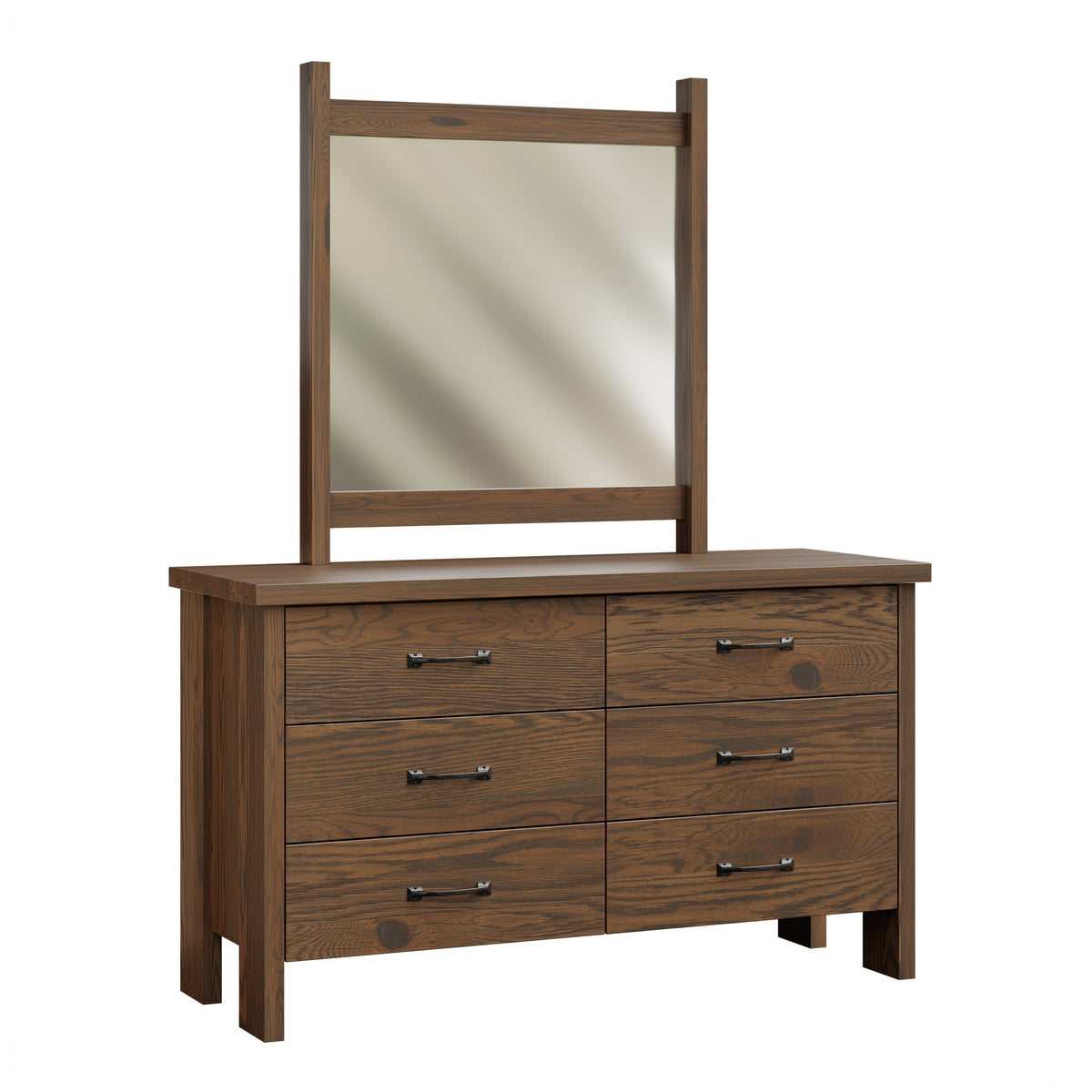 Amish Laramie Rustic Barnwood Mirror