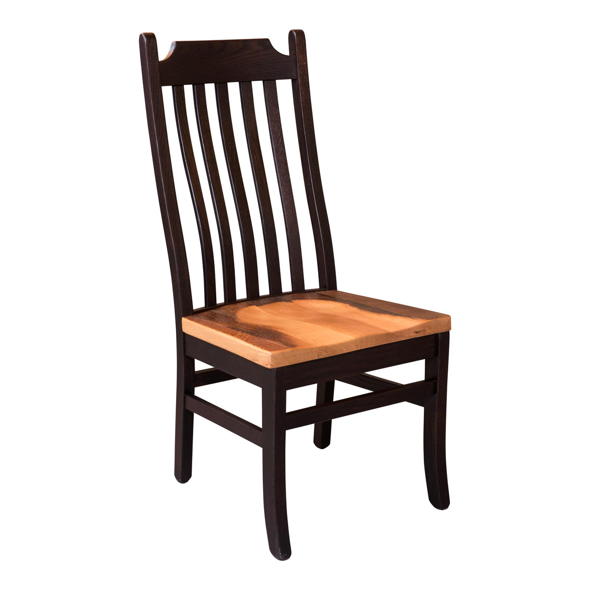 Amish Darlington Rustic Barnwood Dining Chair
