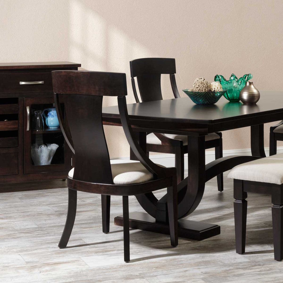 Amish Silverton Cushion Dining Arm Chair