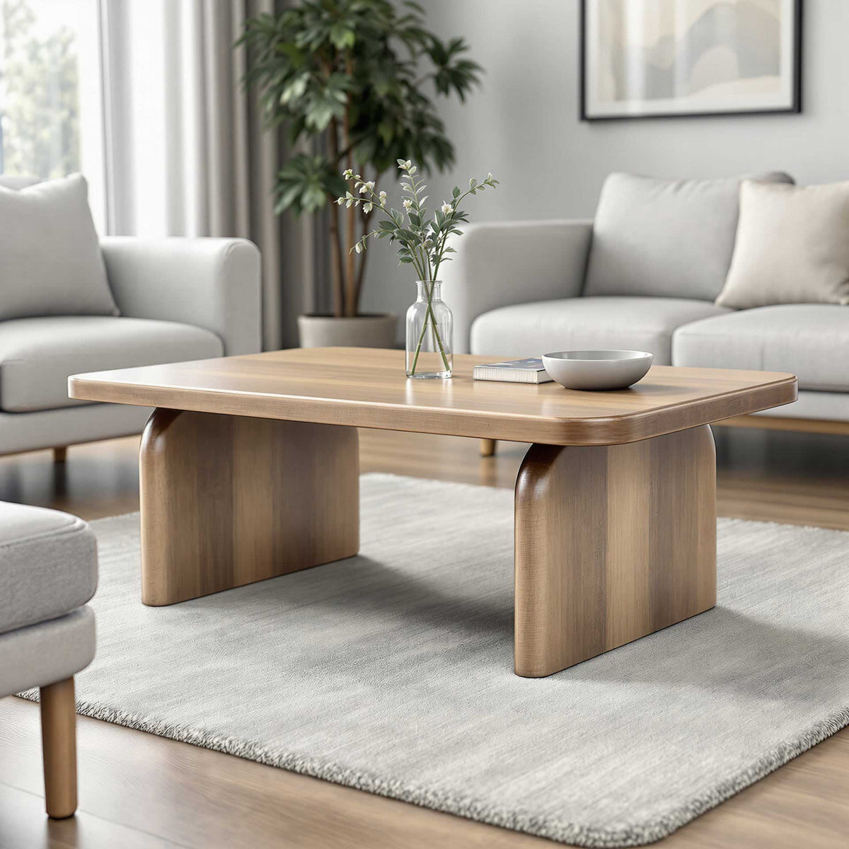 Amish Hillsborough Coffee Table (Trestle) 30"