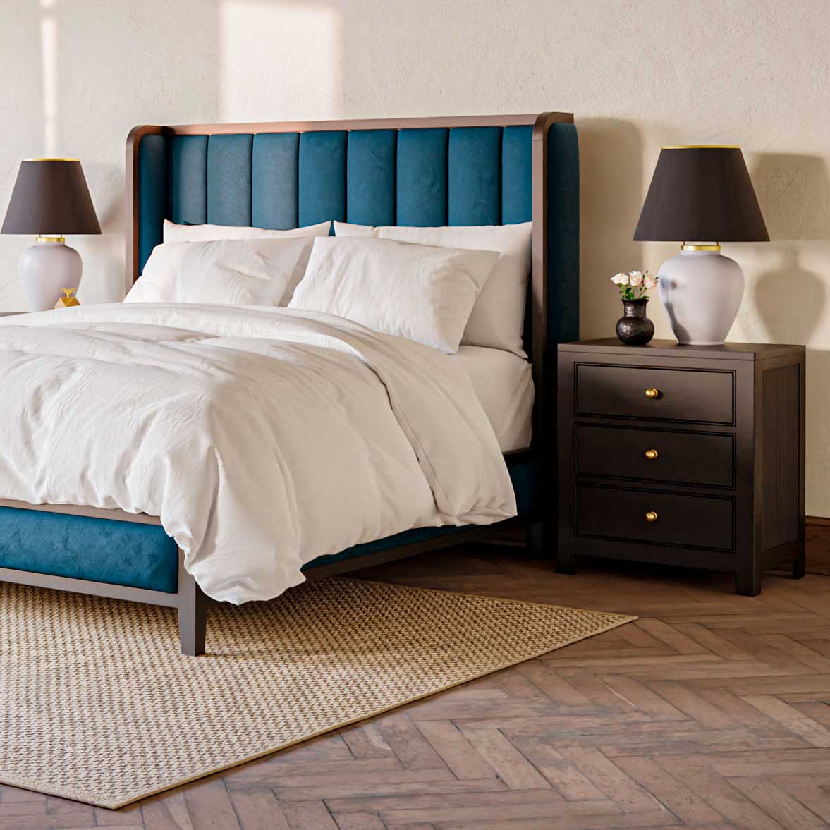 Amish Mid Century Modern Austin 3-Drawer Chest