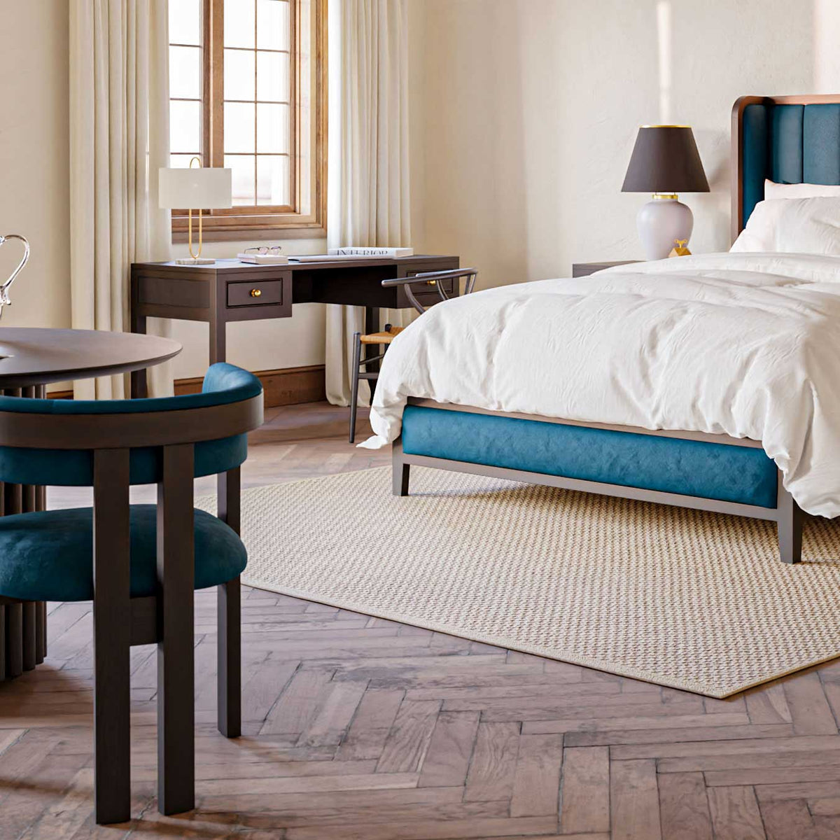 Amish Mid Century Modern Austin Table Desk