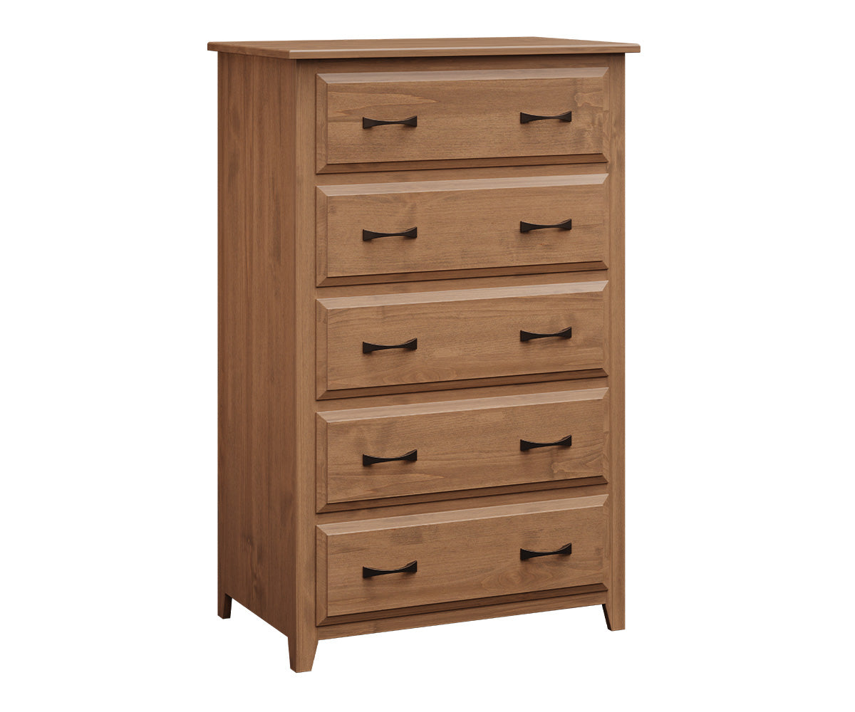 Amish Hartford Solid Wood 5-Drawer Chest