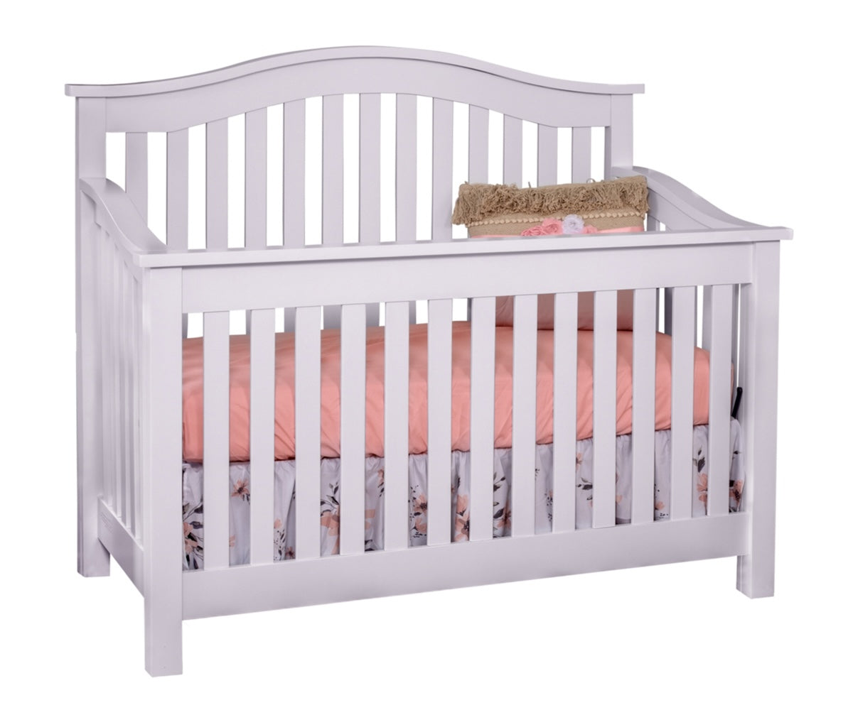 Arched Mission Amish 4 in 1 Convertible Baby Crib