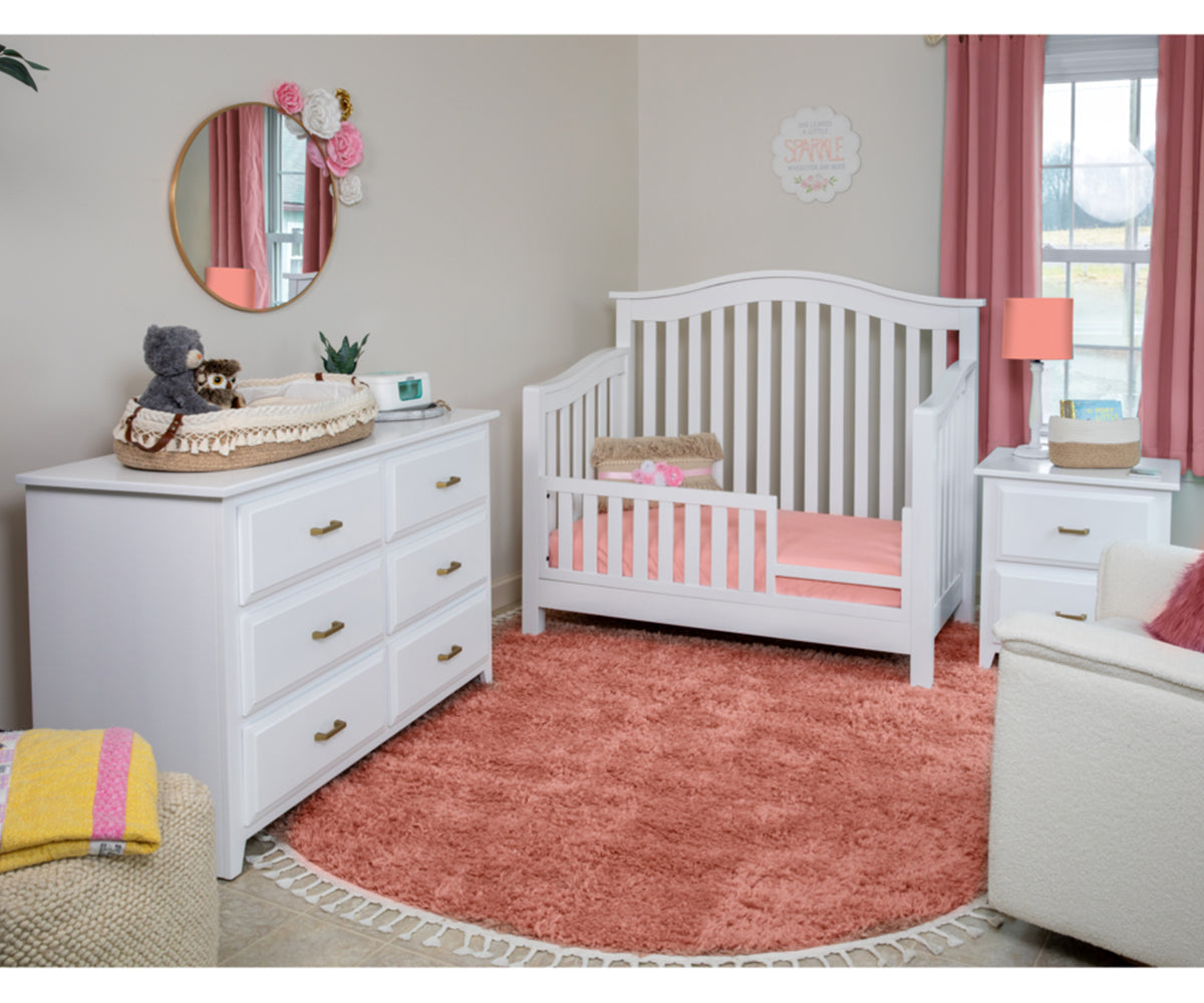 Arched Mission Amish 4 in 1 Convertible Baby Crib