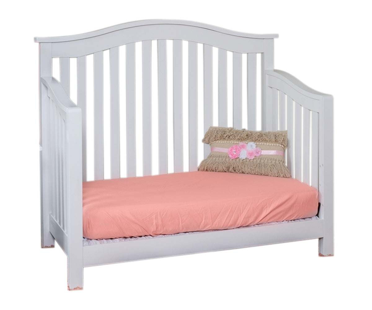 Arched Mission Amish 4 in 1 Convertible Baby Crib