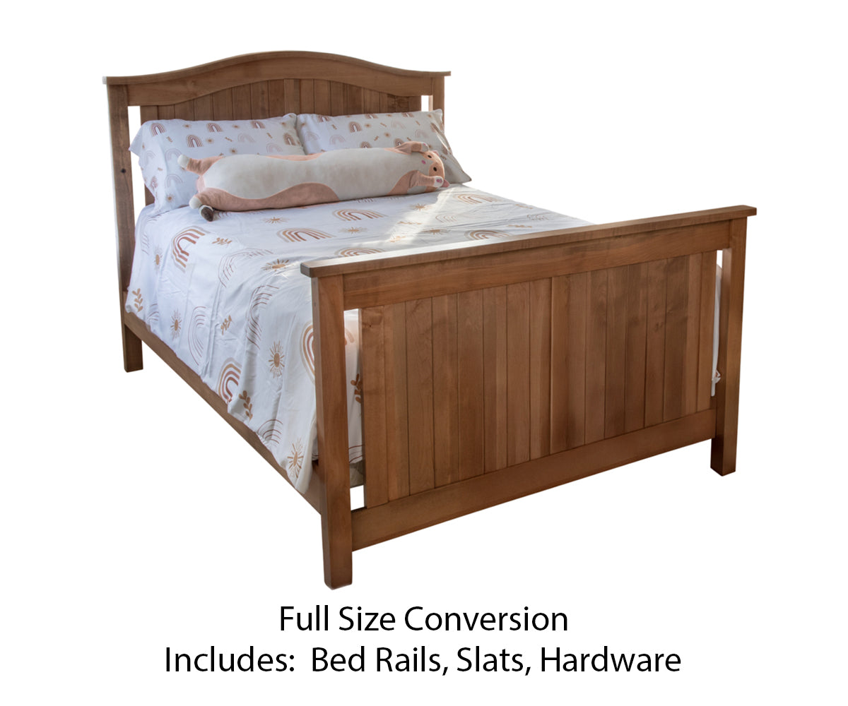 Amish Moyerton Solid Wood 4-in-1 Convertible Baby Crib - view 9