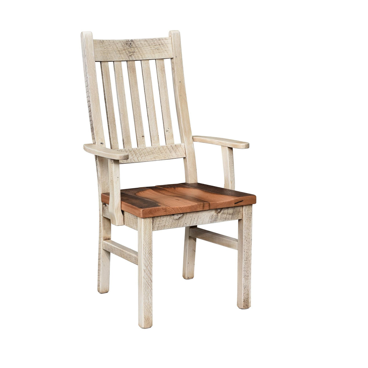 Amish Strasburg Rustic Barnwood Arm Chair