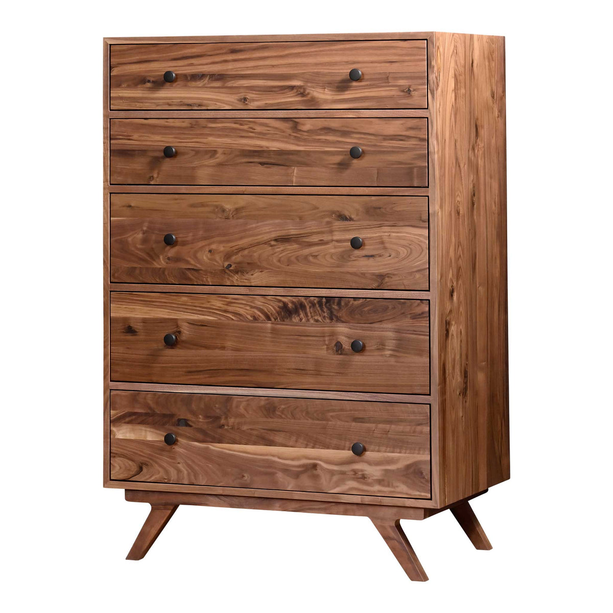 Amish New Hope Mid Century Modern 5pc Bedroom Set