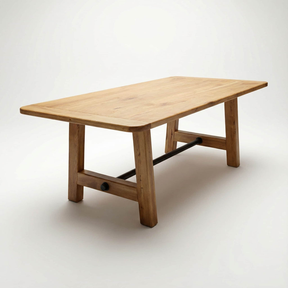Amish Fulton Rustic Barnwood Solid Top Table