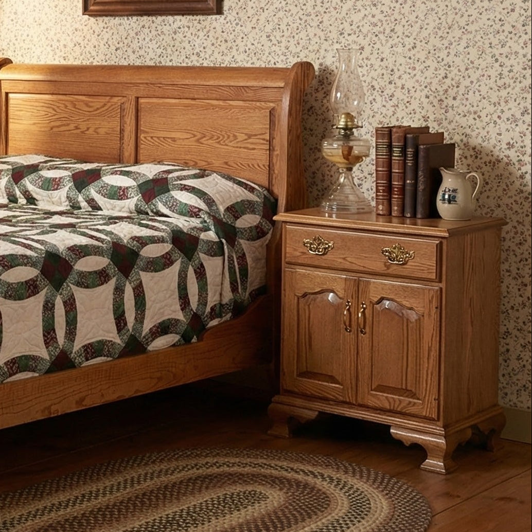 Amish Jamestown Door & Drawer Nightstand